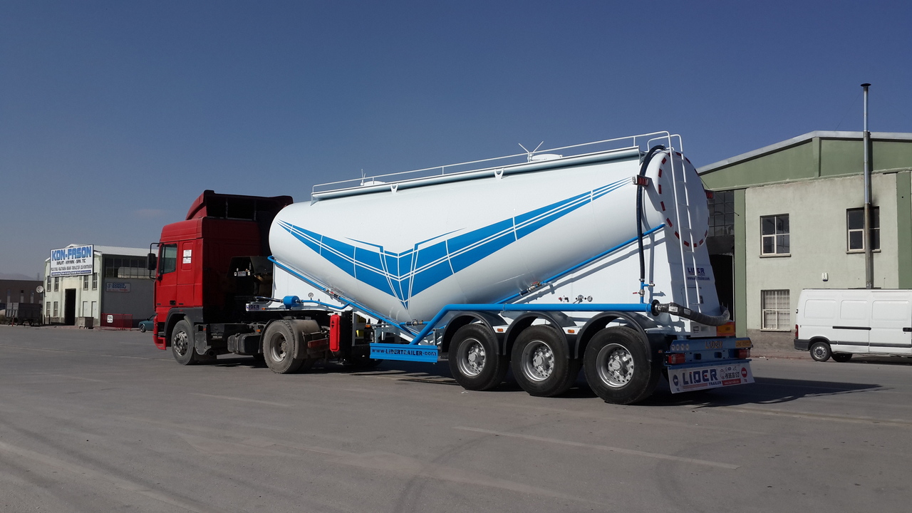 New Tank semi-trailer for transportation of cement LIDER 2024 MODEL NEW CEMENT TANKER: picture 9