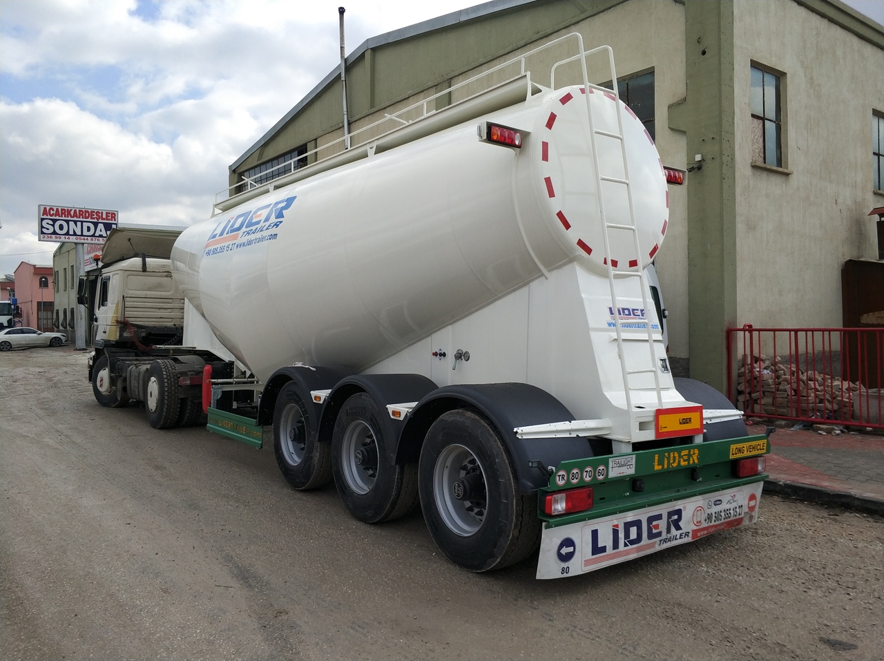 New Tank semi-trailer for transportation of cement LIDER 2024 MODEL NEW CEMENT TANKER: picture 14
