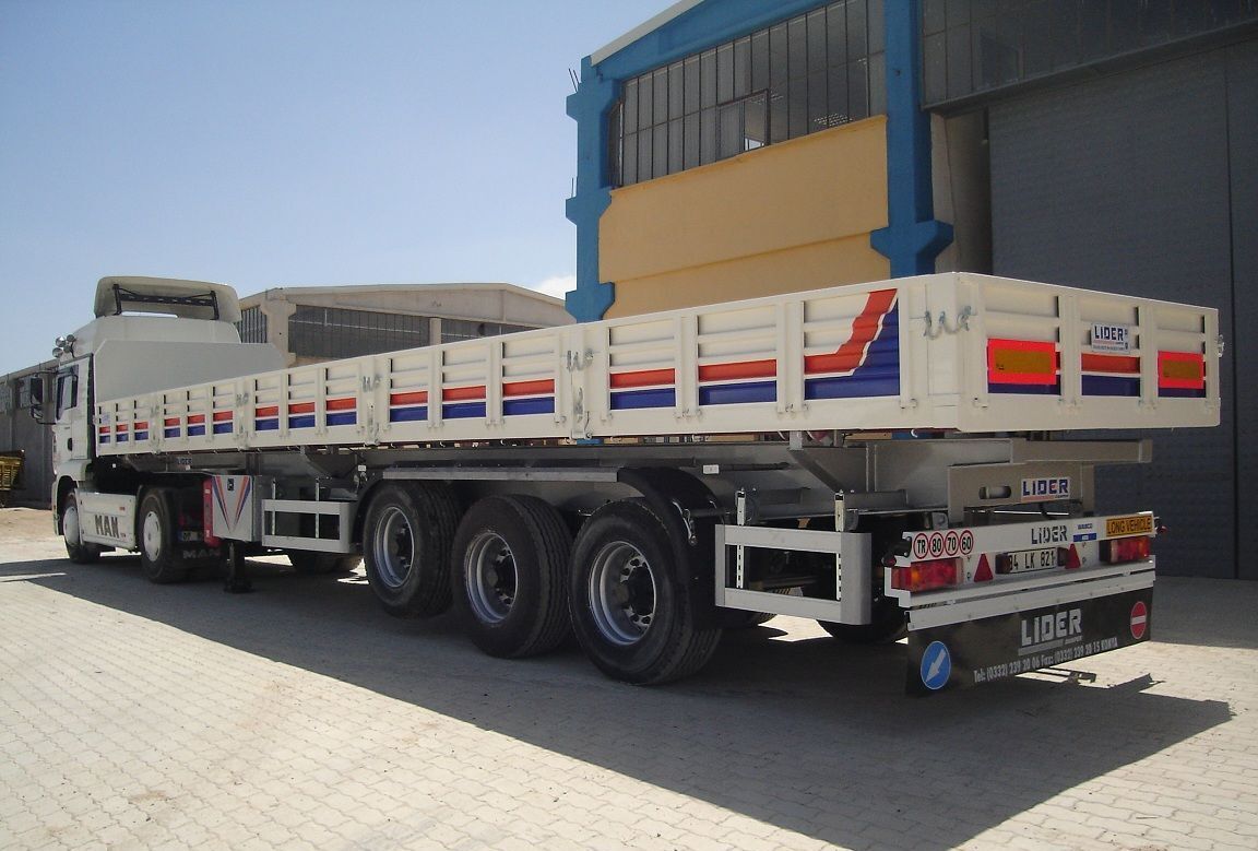 LIDER 2024 YEAR NEW TRAILER FOR SALE (MANUFACTURER COMPANY) - Dropside/ Flatbed trailer: picture 2 LIDER 2024 YEAR NEW TRAILER FOR SALE (MANUFACTURER COMPANY) - Dropside/ Flatbed trailer: picture 2
