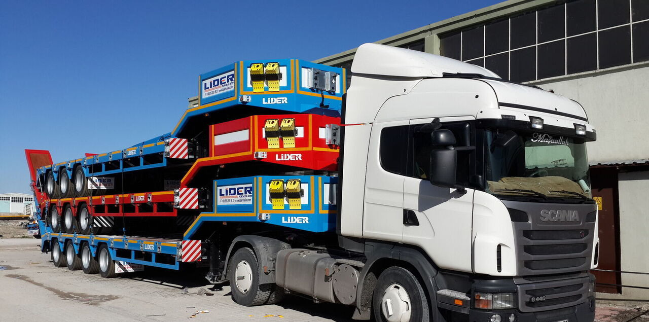 New Low loader semi-trailer LIDER 2025 NEW from manufacturer READY IN STOCK: picture 11