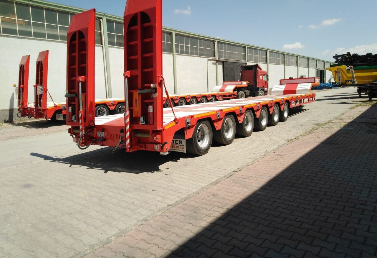 New Low loader semi-trailer LIDER 2025 model 150 Tons capacity Lowbed semi trailer: picture 13