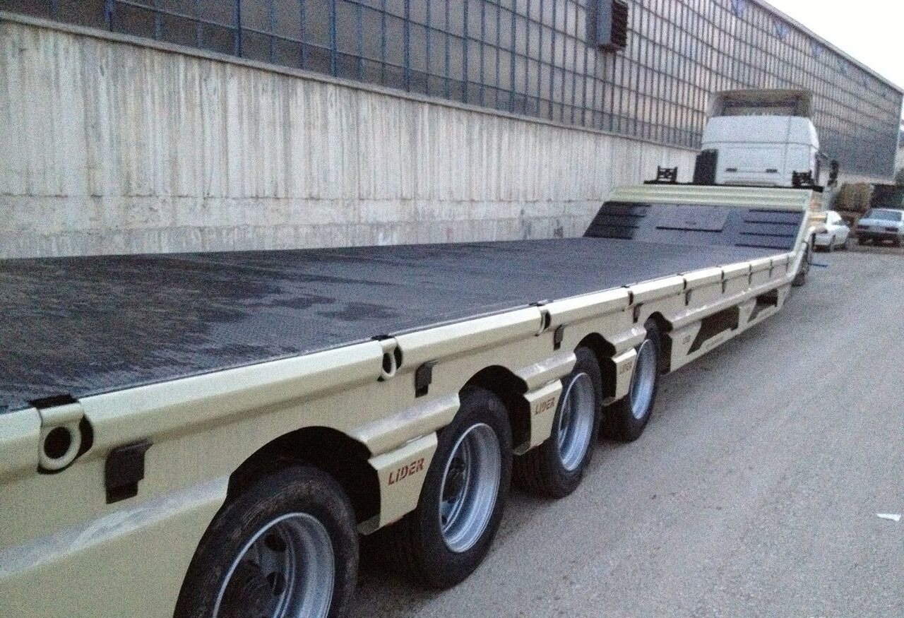 New Low loader semi-trailer LIDER 2025 model 150 Tons capacity Lowbed semi trailer: picture 9