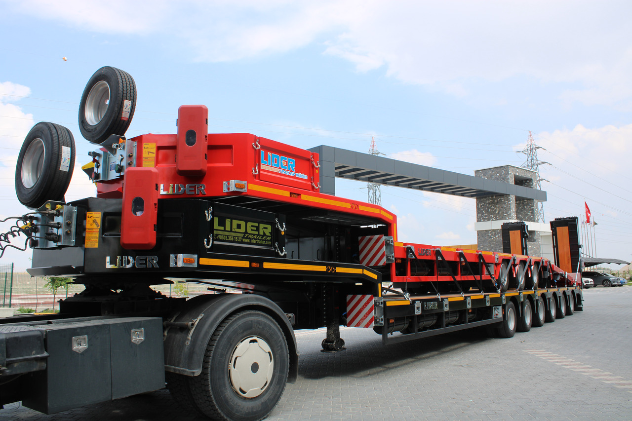 New Low loader semi-trailer LIDER 2025 model 150 Tons capacity Lowbed semi trailer: picture 22