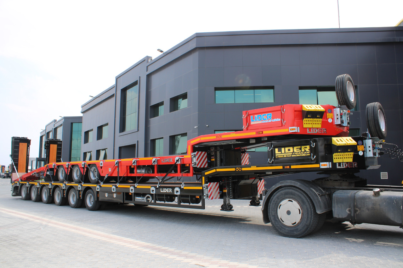 New Low loader semi-trailer LIDER 2025 model 150 Tons capacity Lowbed semi trailer: picture 21