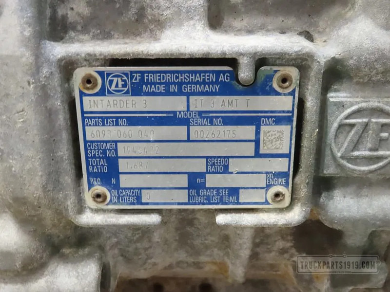 DAF 2011076 Versnellingsbak 12AS2331TD+IT3 - Gearbox for Truck: picture 4 DAF 2011076 Versnellingsbak 12AS2331TD+IT3 - Gearbox for Truck: picture 4