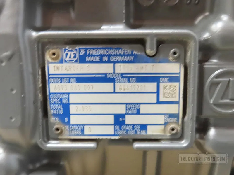 DAF 2189382 | Versnellingsbak 12TX2211TD - Gearbox for Truck: picture 4 DAF 2189382 | Versnellingsbak 12TX2211TD - Gearbox for Truck: picture 4