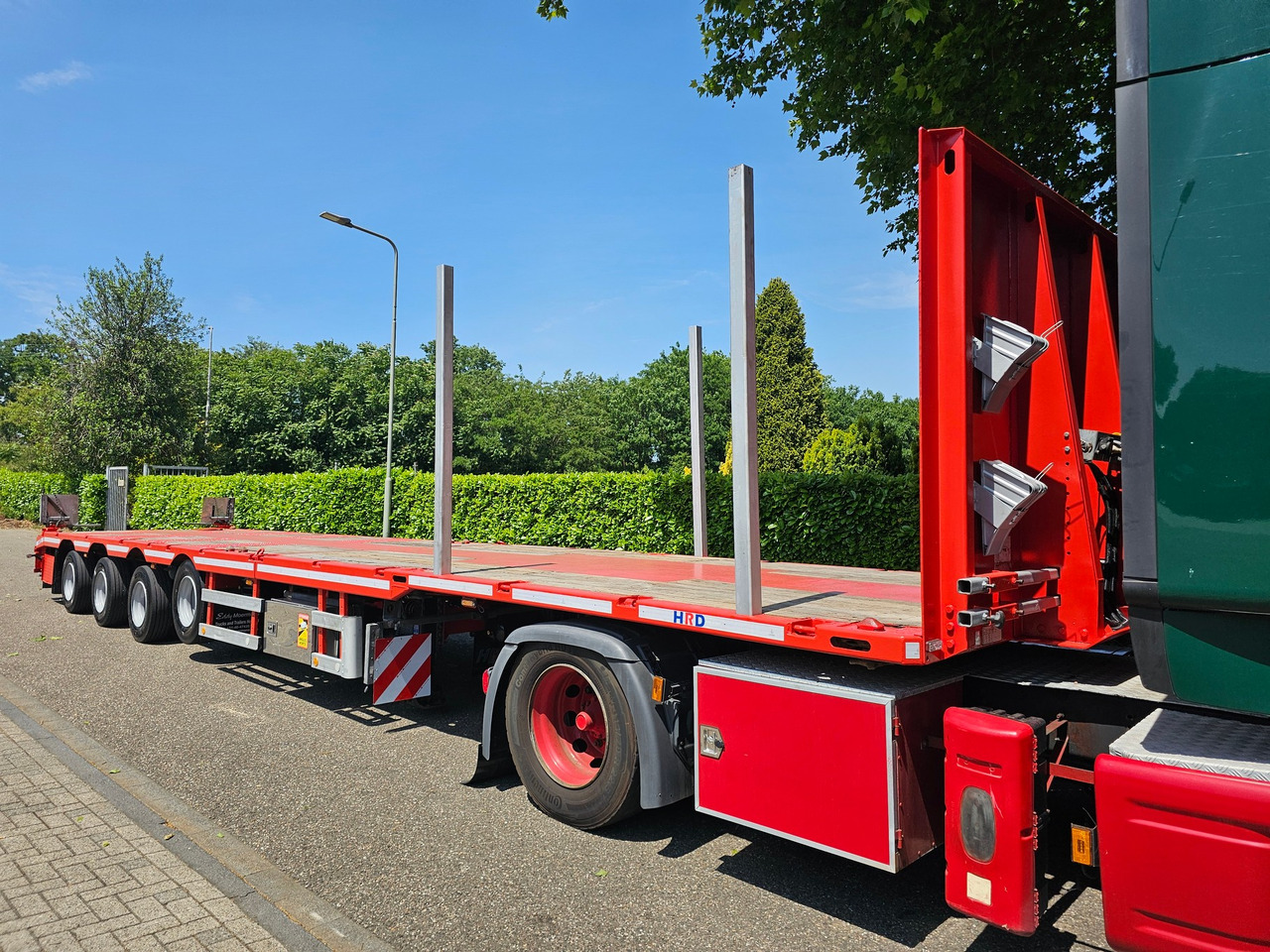 HRD SPTM4N Mega Telesopic - Dropside/ Flatbed semi-trailer: picture 3 HRD SPTM4N Mega Telesopic - Dropside/ Flatbed semi-trailer: picture 3