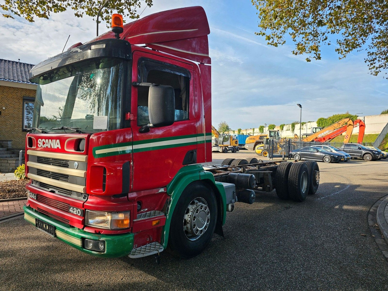 Scania P 124G 420 6x2*4 Fahrgestell - Cab chassis truck: picture 3 Scania P 124G 420 6x2*4 Fahrgestell - Cab chassis truck: picture 3