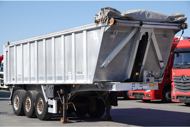 Benalu WYWROTKA ALUMINIOWA 28 M3 / OŚ PODNOSZONA / WAGA 5100 KG - Tipper semi-trailer: picture 1 Benalu WYWROTKA ALUMINIOWA 28 M3 / OŚ PODNOSZONA / WAGA 5100 KG - Tipper semi-trailer: picture 1