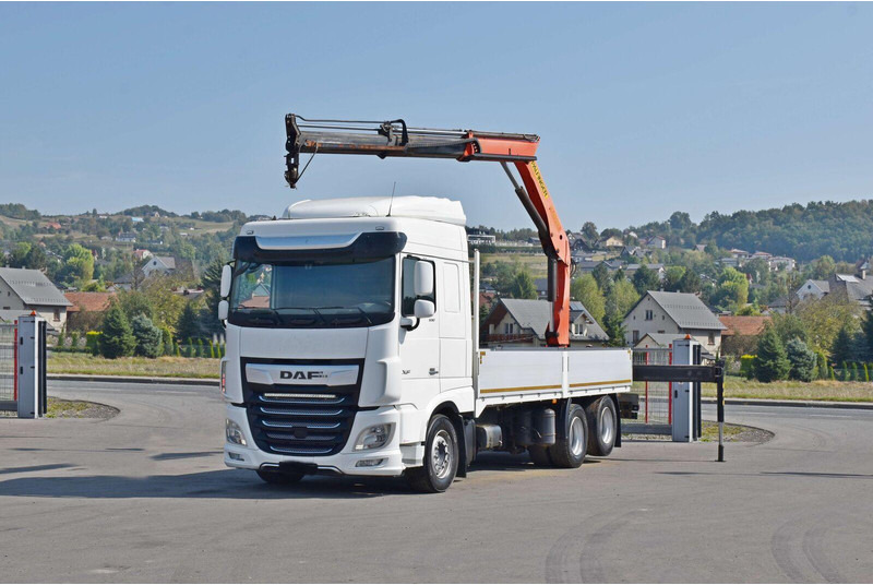 DAF XF 530 Pritsche 6,30 m + PK 15500 * TOPZUSTAND - Dropside/ Flatbed truck, Crane truck: picture 2 DAF XF 530 Pritsche 6,30 m + PK 15500 * TOPZUSTAND - Dropside/ Flatbed truck, Crane truck: picture 2