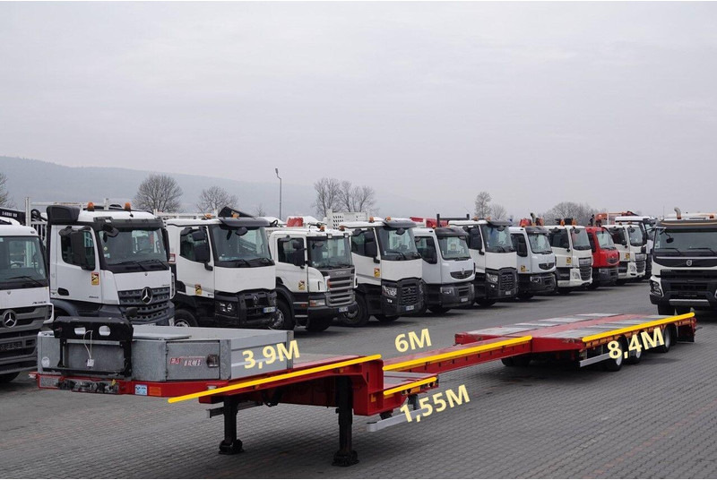 Emtech NACZEPA LAWETA / NISKOPODWOZIE / ROZCIĄGANA /  DŁUGOŚĆ : 16 M / - Low loader trailer: picture 2 Emtech NACZEPA LAWETA / NISKOPODWOZIE / ROZCIĄGANA /  DŁUGOŚĆ : 16 M / - Low loader trailer: picture 2