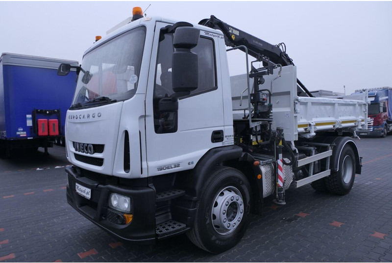 Tipper, Crane truck Iveco 19 - 320 KM / E 6 / Wywrotka + HDS / HYDROBURTA / 3 STRONNY KIPP: picture 11