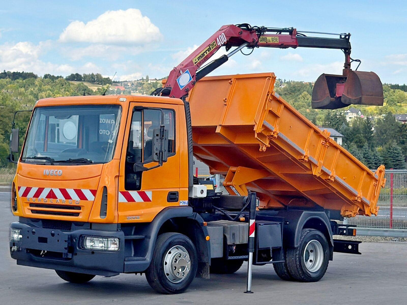 Iveco EUROCARGO 120E18 * HMF 403 K1 * TOPZUSTAND - Tipper, Crane truck: picture 2 Iveco EUROCARGO 120E18 * HMF 403 K1 * TOPZUSTAND - Tipper, Crane truck: picture 2