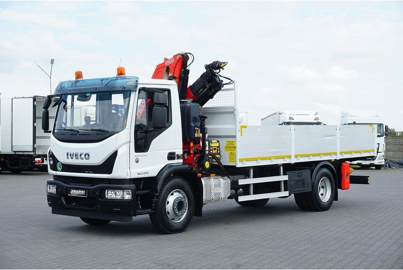 Iveco EUROCARGO / 160-21 / SKRZYNIOWY + HDS / FASSI F110 / ROTATOR / P - Open body delivery van: picture 2 Iveco EUROCARGO / 160-21 / SKRZYNIOWY + HDS / FASSI F110 / ROTATOR / P - Open body delivery van: picture 2
