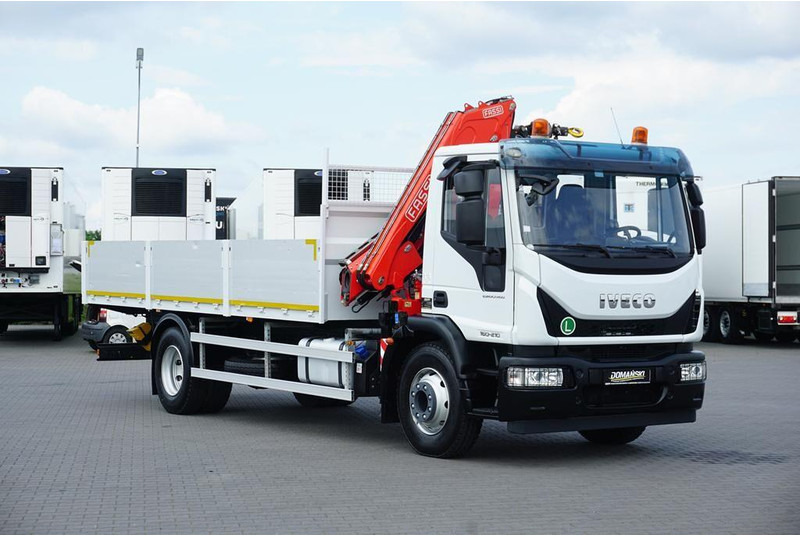 Iveco EUROCARGO / 160-21 / SKRZYNIOWY + HDS / FASSI F110 / ROTATOR / P - Dropside/ Flatbed truck, Crane truck: picture 3 Iveco EUROCARGO / 160-21 / SKRZYNIOWY + HDS / FASSI F110 / ROTATOR / P - Dropside/ Flatbed truck, Crane truck: picture 3