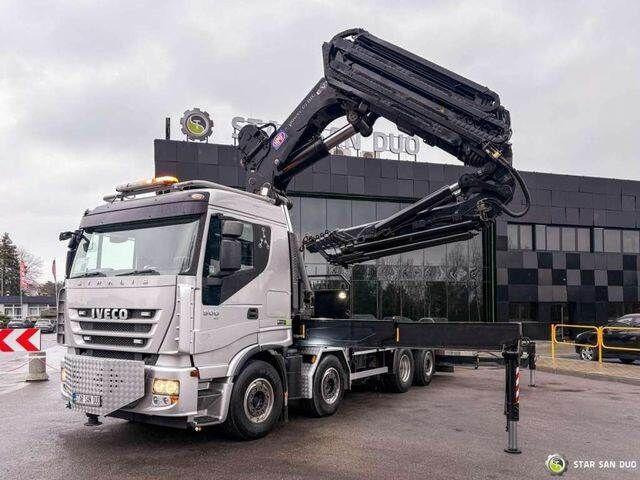 Iveco STRALIS AS320S50Y 8x2 HMF 8520-0K6 FLY JIB Winc - Dropside/ Flatbed truck, Crane truck: picture 2 Iveco STRALIS AS320S50Y 8x2 HMF 8520-0K6 FLY JIB Winc - Dropside/ Flatbed truck, Crane truck: picture 2