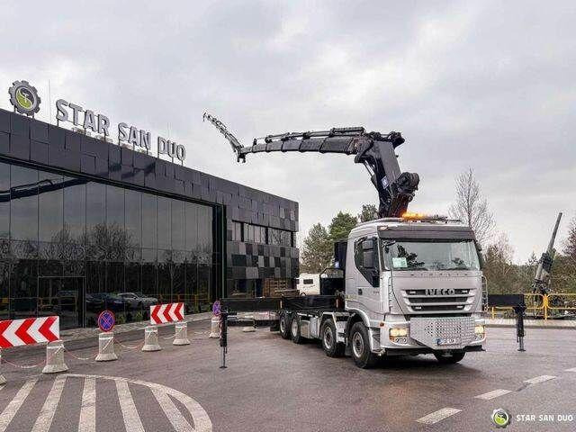 Iveco STRALIS AS320S50Y 8x2 HMF 8520-0K6 FLY JIB Winc - Dropside/ Flatbed truck, Crane truck: picture 1 Iveco STRALIS AS320S50Y 8x2 HMF 8520-0K6 FLY JIB Winc - Dropside/ Flatbed truck, Crane truck: picture 1