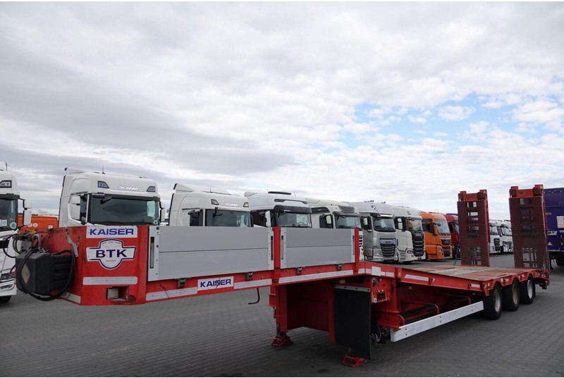 Kaiser S450 / NACZEPA LAWETA / NISKOPODWOZIE / PODEST HYDRAULICZNY / NA - Low loader semi-trailer: picture 4 Kaiser S450 / NACZEPA LAWETA / NISKOPODWOZIE / PODEST HYDRAULICZNY / NA - Low loader semi-trailer: picture 4