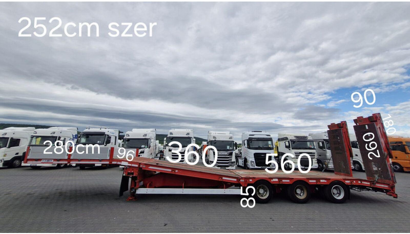 Kaiser S450 / NACZEPA LAWETA / NISKOPODWOZIE / PODEST HYDRAULICZNY / NA - Low loader semi-trailer: picture 2 Kaiser S450 / NACZEPA LAWETA / NISKOPODWOZIE / PODEST HYDRAULICZNY / NA - Low loader semi-trailer: picture 2