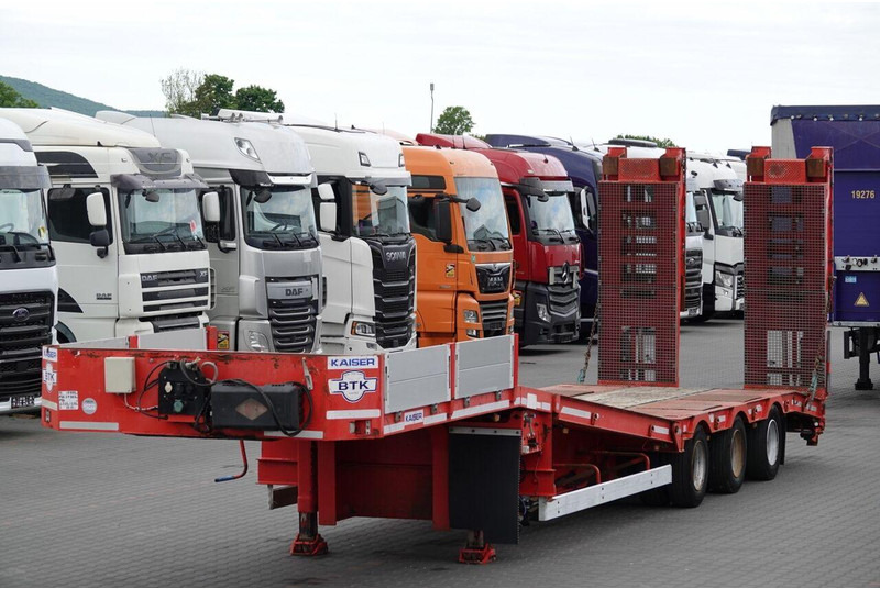 Kaiser S450 / NACZEPA LAWETA / NISKOPODWOZIE / PODEST HYDRAULICZNY / NA - Low loader semi-trailer: picture 1 Kaiser S450 / NACZEPA LAWETA / NISKOPODWOZIE / PODEST HYDRAULICZNY / NA - Low loader semi-trailer: picture 1