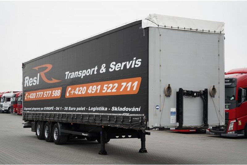 Kögel FIRANKA / MEGA / OŚ PODNOSZONA / OSIE SAF / DACH PODNOSZONY / LO - Curtainsider semi-trailer: picture 1 Kögel FIRANKA / MEGA / OŚ PODNOSZONA / OSIE SAF / DACH PODNOSZONY / LO - Curtainsider semi-trailer: picture 1