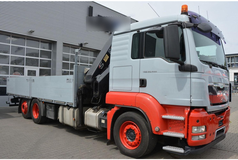 MAN 6,4 m Flatbed + Crane HIAB 211EP 6X2 KRAN HIAB 211EP 6.5m Container Pr - Dropside/ Flatbed truck, Crane truck: picture 2 MAN 6,4 m Flatbed + Crane HIAB 211EP 6X2 KRAN HIAB 211EP 6.5m Container Pr - Dropside/ Flatbed truck, Crane truck: picture 2