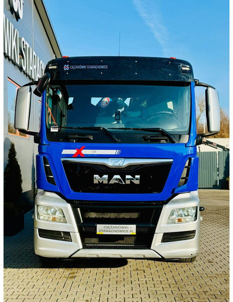 Dropside/ Flatbed truck, Crane truck MAN MAN TGS 26.360 // E6 // 6x2 // platforma laweta 7,2m z HDs HMF 1: picture 11