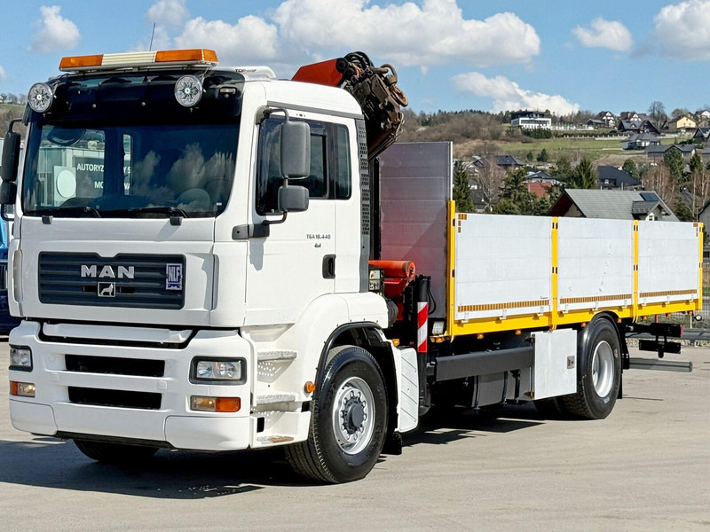 MAN TGA 18.440* PK 16502 + FUNK * 4x4 * TOP - Dropside/ Flatbed truck, Crane truck: picture 4 MAN TGA 18.440* PK 16502 + FUNK * 4x4 * TOP - Dropside/ Flatbed truck, Crane truck: picture 4