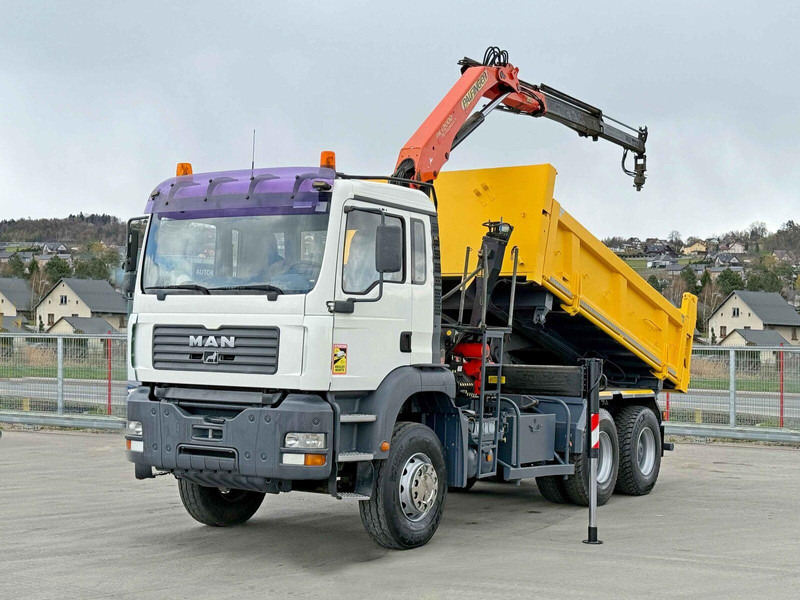 MAN TGA 33.350 * PK 12000 *6x4 * TOPZUSTAND - Tipper, Crane truck: picture 2 MAN TGA 33.350 * PK 12000 *6x4 * TOPZUSTAND - Tipper, Crane truck: picture 2