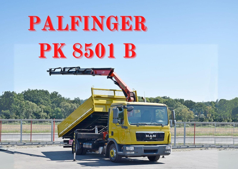 MAN TGL 12.220 - Tipper, Crane truck: picture 1 MAN TGL 12.220 - Tipper, Crane truck: picture 1