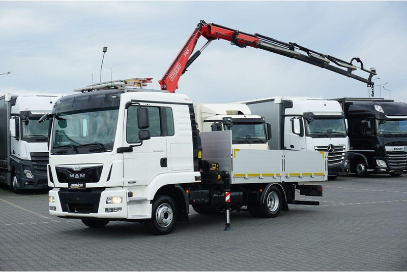 MAN TGL / 12.250 / SKRZYNIOWY + HDS / FASSI F 65 / PILOT - Dropside/ Flatbed truck, Crane truck: picture 1 MAN TGL / 12.250 / SKRZYNIOWY + HDS / FASSI F 65 / PILOT - Dropside/ Flatbed truck, Crane truck: picture 1