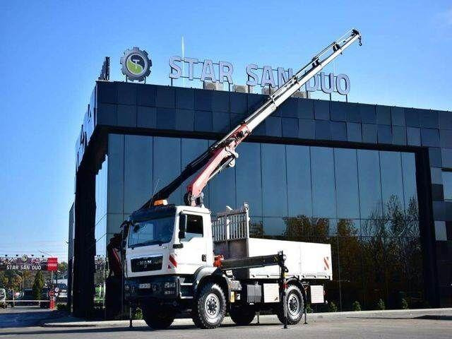 MAN TGM 18.340 4x4 PALFINGER PK 18002 CRANE WINCH - Dropside/ Flatbed truck, Crane truck: picture 1 MAN TGM 18.340 4x4 PALFINGER PK 18002 CRANE WINCH - Dropside/ Flatbed truck, Crane truck: picture 1