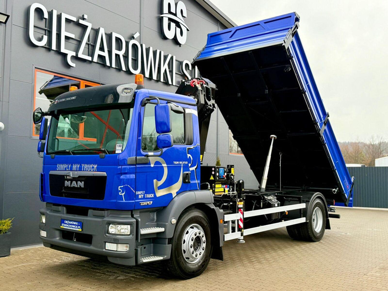 Tipper, Crane truck MAN TGM TGL TGS 18.250 // wywrotka 3-S + HDS HMF 1420 - K2 // bu: picture 18 Tipper, Crane truck MAN TGM TGL TGS 18.250 // wywrotka 3-S + HDS HMF 1420 - K2 // bu: picture 18
