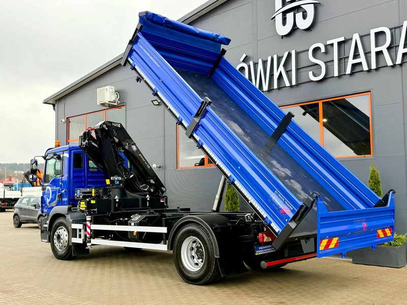 Tipper, Crane truck MAN TGM TGL TGS 18.250 // wywrotka 3-S + HDS HMF 1420 - K2 // bu: picture 20 Tipper, Crane truck MAN TGM TGL TGS 18.250 // wywrotka 3-S + HDS HMF 1420 - K2 // bu: picture 20