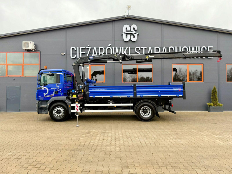 Tipper, Crane truck MAN TGM TGL TGS 18.250 // wywrotka 3-S + HDS HMF 1420 - K2 // bu: picture 11 Tipper, Crane truck MAN TGM TGL TGS 18.250 // wywrotka 3-S + HDS HMF 1420 - K2 // bu: picture 11