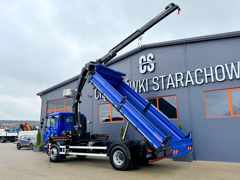 Tipper, Crane truck MAN TGM TGL TGS 18.250 // wywrotka 3-S + HDS HMF 1420 - K2 // bu: picture 14 Tipper, Crane truck MAN TGM TGL TGS 18.250 // wywrotka 3-S + HDS HMF 1420 - K2 // bu: picture 14