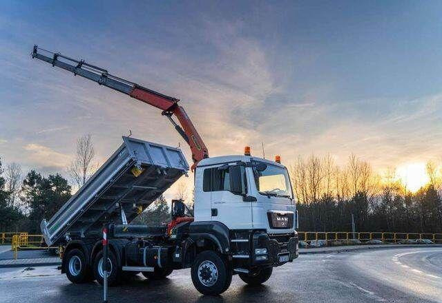 MAN TGS 26.360 6x6 PALFINGER PK 18001 EH Crane Kipe - Tipper, Crane truck: picture 5 MAN TGS 26.360 6x6 PALFINGER PK 18001 EH Crane Kipe - Tipper, Crane truck: picture 5