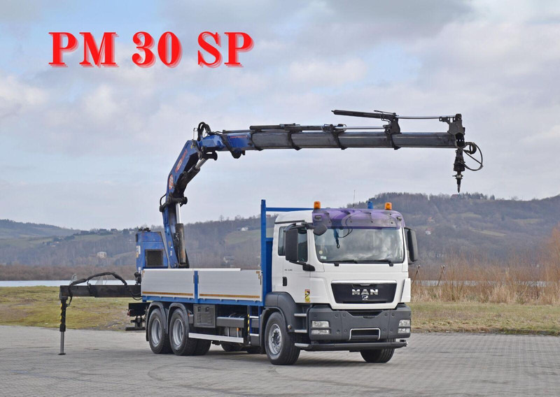 MAN TGS 26.360 - Dropside/ Flatbed truck, Crane truck: picture 1 MAN TGS 26.360 - Dropside/ Flatbed truck, Crane truck: picture 1