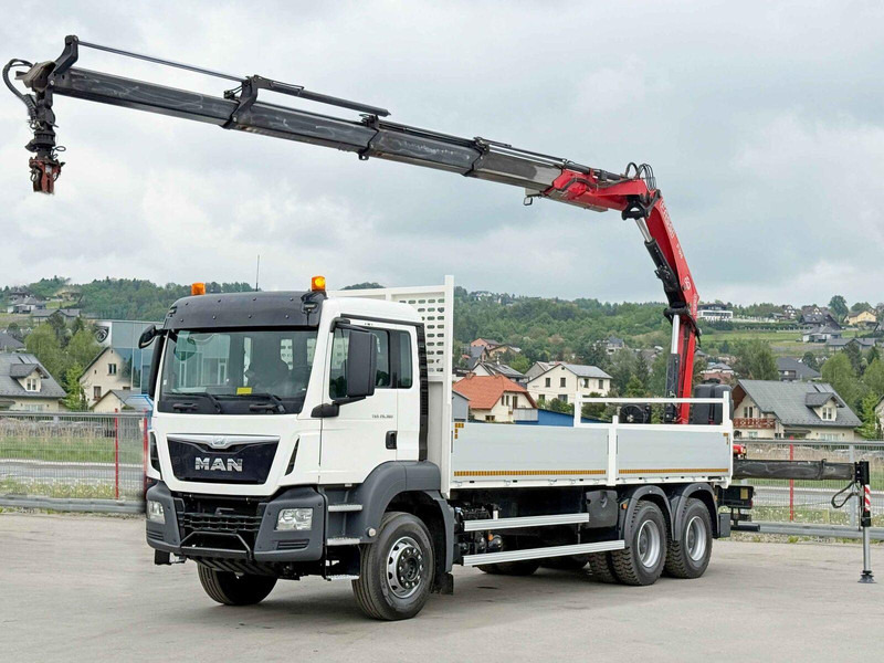 MAN TGS 26.360* FASSI F195A.2.24 / FUNK * 6x4 * TOP - Dropside/ Flatbed truck, Crane truck: picture 2 MAN TGS 26.360* FASSI F195A.2.24 / FUNK * 6x4 * TOP - Dropside/ Flatbed truck, Crane truck: picture 2