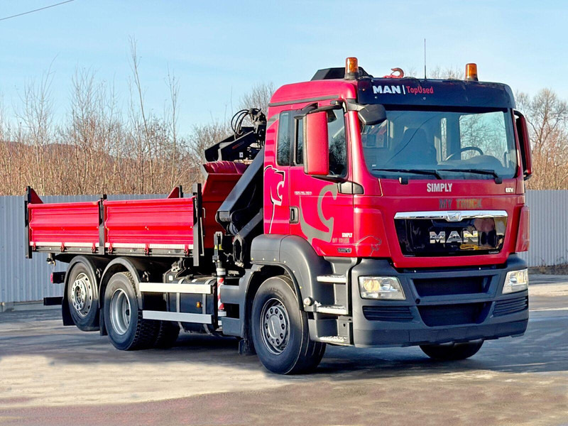 MAN TGS 26.360 Kipper 5,15m*HMF 1420 K2 + FUNK/6x2 - Tipper, Crane truck: picture 3 MAN TGS 26.360 Kipper 5,15m*HMF 1420 K2 + FUNK/6x2 - Tipper, Crane truck: picture 3