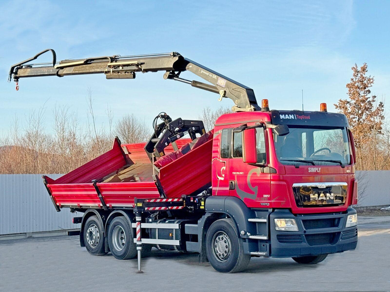 MAN TGS 26.360 Kipper 5,15m*HMF 1420 K2 + FUNK/6x2 - Tipper, Crane truck: picture 5 MAN TGS 26.360 Kipper 5,15m*HMF 1420 K2 + FUNK/6x2 - Tipper, Crane truck: picture 5