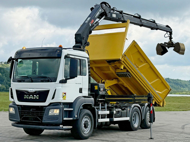 MAN TGS 26.400 * HIAB X-HIDUO 188 E-3 + FUNK * 6x4 - Tipper, Crane truck: picture 3 MAN TGS 26.400 * HIAB X-HIDUO 188 E-3 + FUNK * 6x4 - Tipper, Crane truck: picture 3