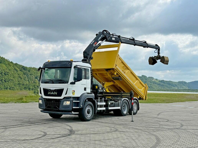 MAN TGS 26.400 * HIAB X-HIDUO 188 E-3 + FUNK * 6x4 - Tipper, Crane truck: picture 2 MAN TGS 26.400 * HIAB X-HIDUO 188 E-3 + FUNK * 6x4 - Tipper, Crane truck: picture 2