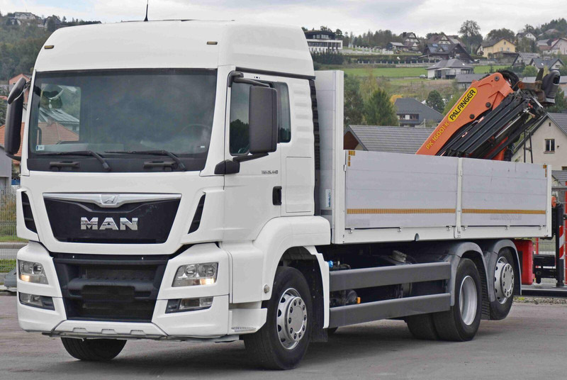 MAN TGS 26.440 * PRITSCHE 6,90 m + PK 16001 - K - Dropside/ Flatbed truck, Crane truck: picture 4 MAN TGS 26.440 * PRITSCHE 6,90 m + PK 16001 - K - Dropside/ Flatbed truck, Crane truck: picture 4