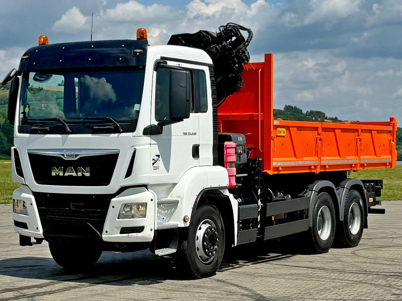 MAN TGS 33.440 * HIAB X-HIDUO 188 E-5 + FUNK * 6x4 - Tipper, Crane truck: picture 3 MAN TGS 33.440 * HIAB X-HIDUO 188 E-5 + FUNK * 6x4 - Tipper, Crane truck: picture 3