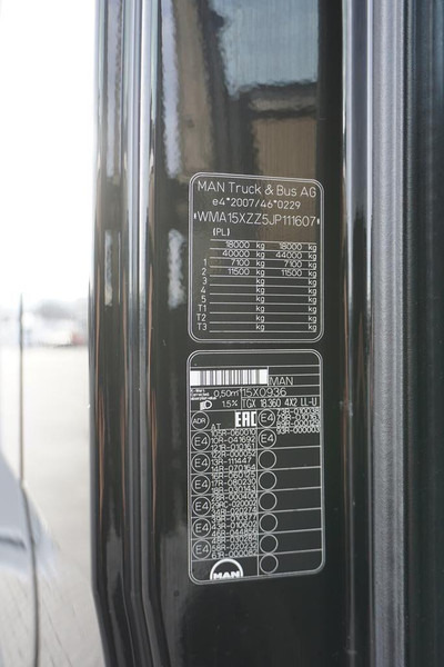 Curtainsider truck MAN TGX / 18.360 / ACC / E 6 / FIRANKA / 19 PALET / ŁAD. 7650 KG: picture 11