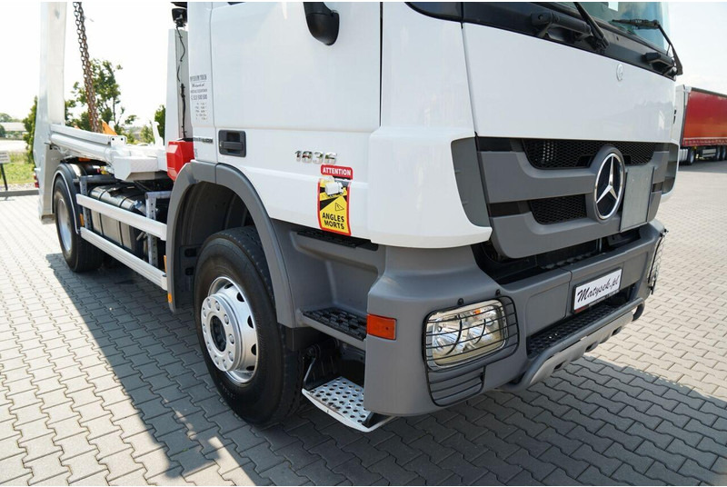 Skip loader truck Mercedes-Benz ACTROS  1836 / 4X2 / BRAMOWIEC / PALFINGER M12T / EURO 6 / SPROW: picture 8