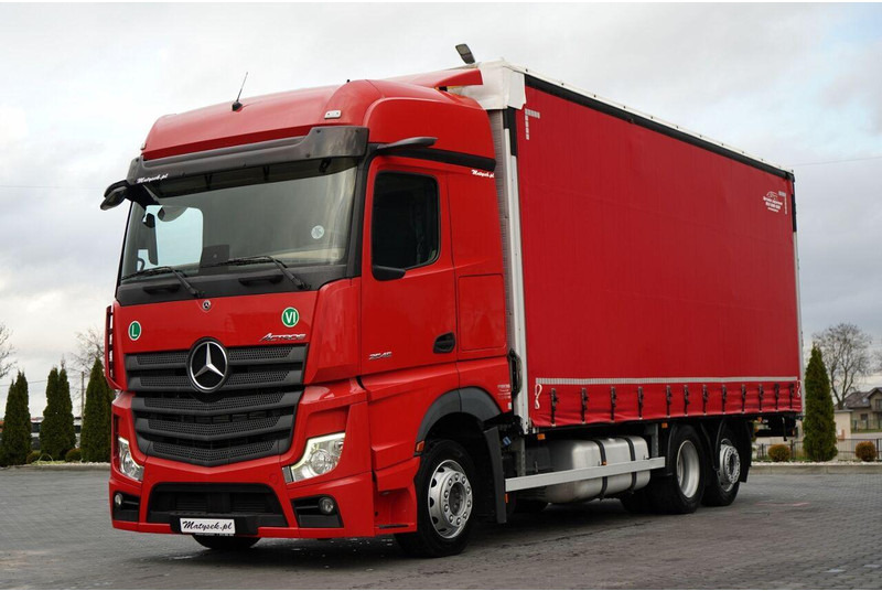 Mercedes-Benz ACTROS / 2545 / SOLÓWKA / 6x2 / I-PARK COOL / BIG SPACE / WIELT - Curtainsider truck: picture 1 Mercedes-Benz ACTROS / 2545 / SOLÓWKA / 6x2 / I-PARK COOL / BIG SPACE / WIELT - Curtainsider truck: picture 1