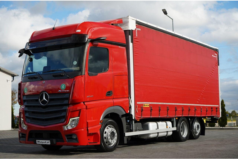Mercedes-Benz ACTROS 2545 / SOLÓWKA / 6x2 / OŚ PODNOSZONA / BIG SPACE / WIELT - Curtainsider truck: picture 1 Mercedes-Benz ACTROS 2545 / SOLÓWKA / 6x2 / OŚ PODNOSZONA / BIG SPACE / WIELT - Curtainsider truck: picture 1