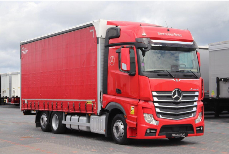 Mercedes-Benz ACTROS 2548 / 6x2 / I-PARK COOL / BIG SPACE / OŚ PODNOSZONA / PO - Curtainsider truck: picture 4 Mercedes-Benz ACTROS 2548 / 6x2 / I-PARK COOL / BIG SPACE / OŚ PODNOSZONA / PO - Curtainsider truck: picture 4
